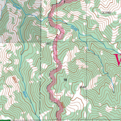 US Forest Service R4 Mount Rose Wilderness Humboldt-Toiyabe NF 2009 digital map