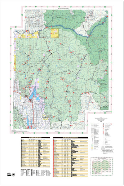 US Forest Service R4 Payette National Forest McCall Ranger District Forest Visitor Map 2013 digital map