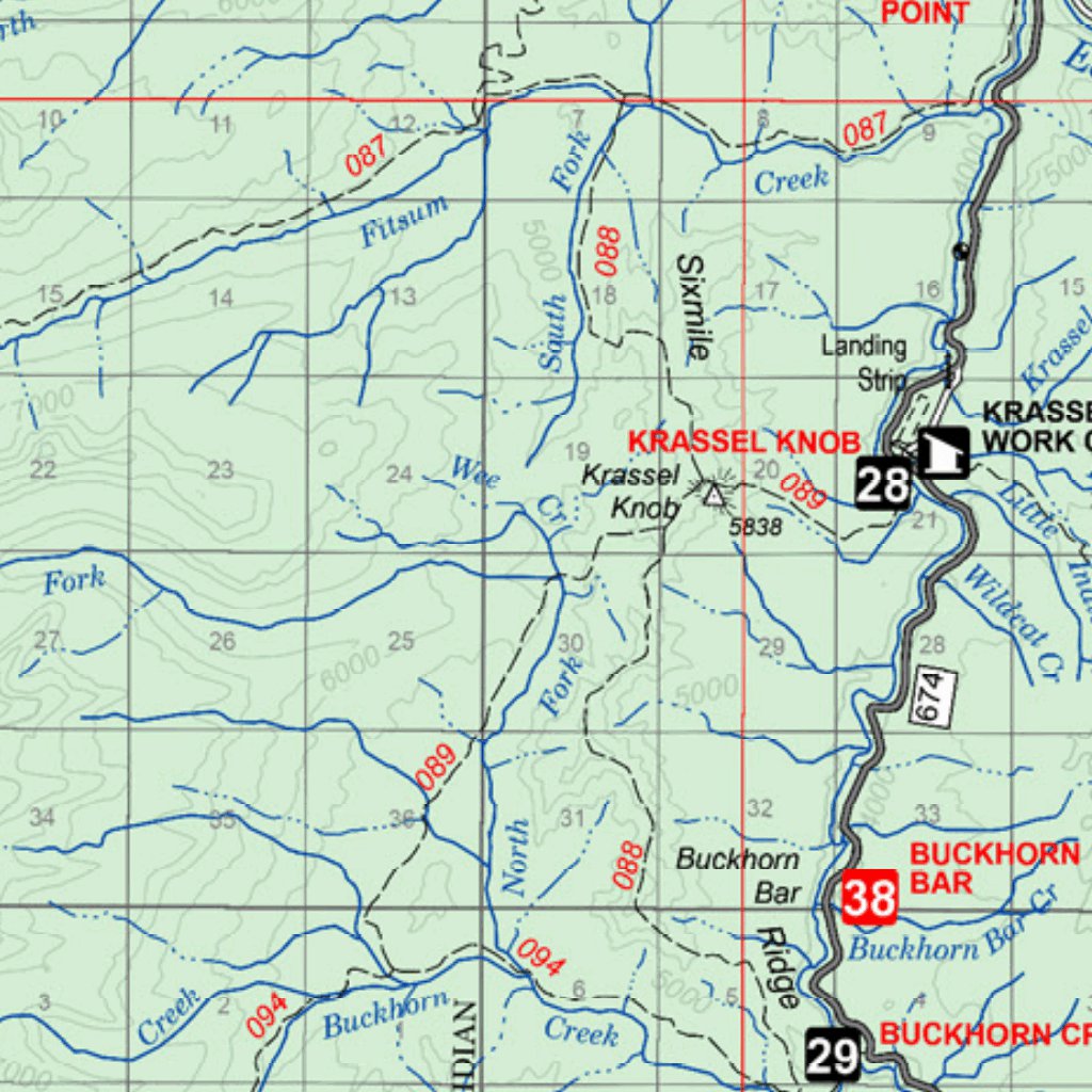 Mccall Ranger Ditrict Map Payette National Forest McCall Ranger District Forest Visitor Map 2013 ...