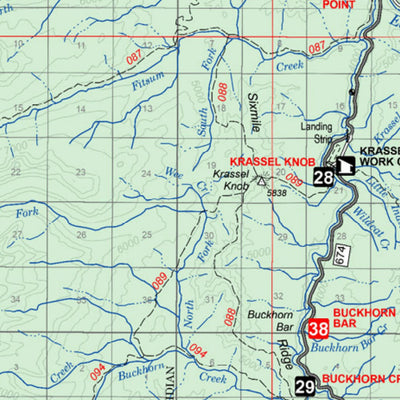 US Forest Service R4 Payette National Forest McCall Ranger District Forest Visitor Map 2013 digital map