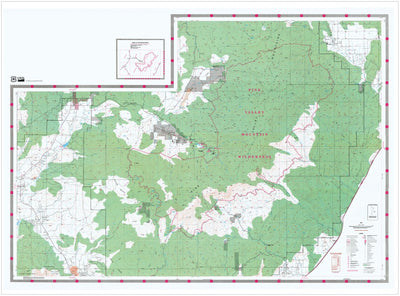 US Forest Service R4 Pine Valley Mountain Wilderness Dixie NF 2006 digital map