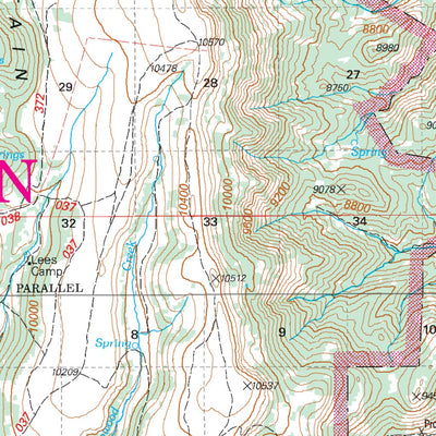 US Forest Service R4 Table Mountain Wilderness Humboldt-Toiyabe NF 2011 digital map