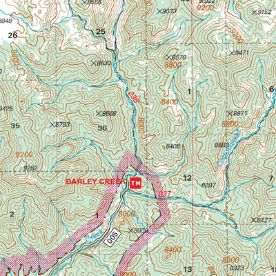 US Forest Service R4 Table Mountain Wilderness Humboldt-Toiyabe NF 2011 digital map