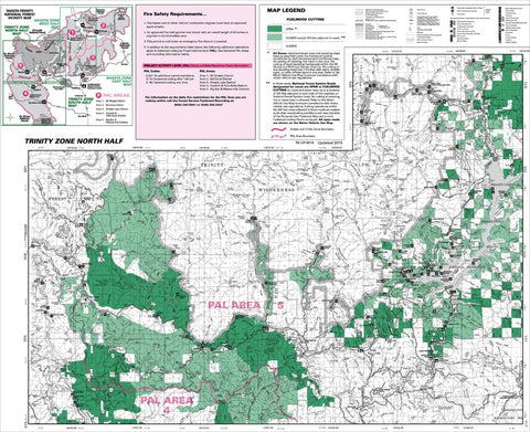 US Forest Service R5 2015 Trinity Unit Fuelwood Map (north) digital map