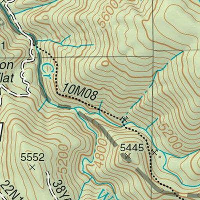 US Forest Service R5 Blue Nose Mountain digital map