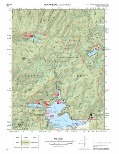 US Forest Service R5 Bucks Lake digital map