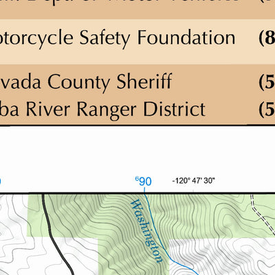 US Forest Service R5 Burlington Motorcycle Trail Guide digital map