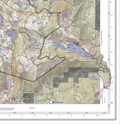 US Forest Service R5 Desolation Wilderness digital map