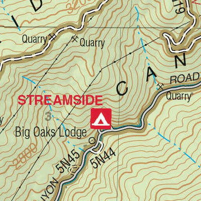 US Forest Service R5 Green Valley (Angeles Atlas) digital map