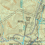 US Forest Service R5 Green Valley (Angeles Atlas) digital map