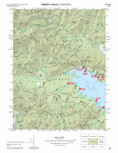 US Forest Service R5 Grizzly Valley digital map