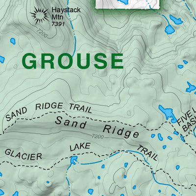 Grouse Ridge Donner Summit, Tahoe National Forest Map by US Forest ...