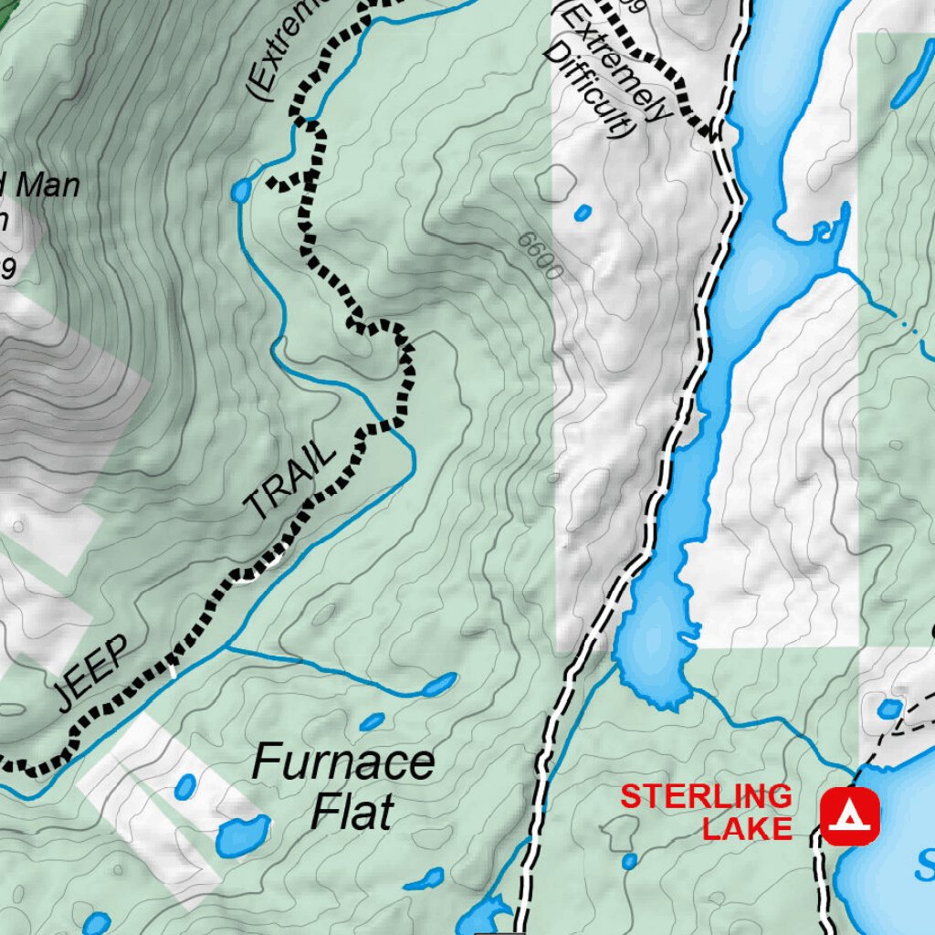 Grouse Ridge Donner Summit, Tahoe National Forest Map by US Forest ...