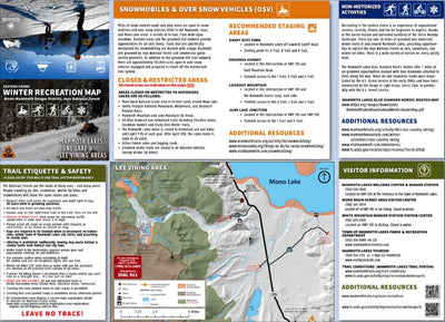 US Forest Service R5 Inyo National Forest Winter Recreation Map (Lee Vining) digital map