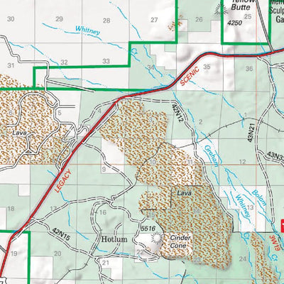 US Forest Service R5 Klamath National Forest Visitor Map - East (2007) digital map