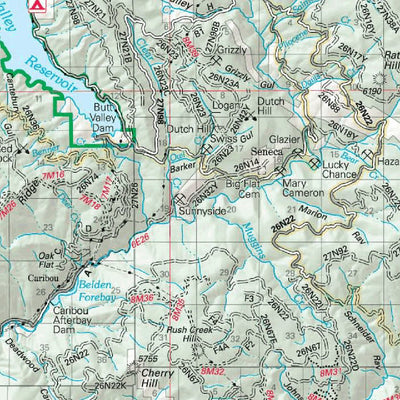 US Forest Service R5 Lassen National Forest Visitor Map (2012) digital map