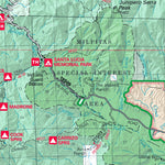 US Forest Service R5 Los Padres National Forest Visitor Map (North) digital map