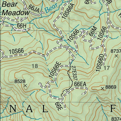 US Forest Service R5 Nelson Mountain digital map