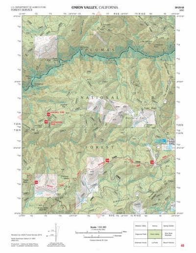 US Forest Service R5 Onion Valley digital map