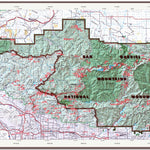 US Forest Service R5 San Gabriel Mountains National Monument October 2014 digital map