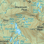 US Forest Service R5 Sharktooth Peak digital map