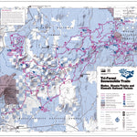 US Forest Service R5 Triforest Snowmobile Trail Map digital map