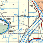 US Forest Service R8 Delta National Forest, Forest Visitor Map digital map