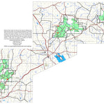 US Forest Service R8 Kisatchie National Forest, Caney District, Forest Visitor Map digital map