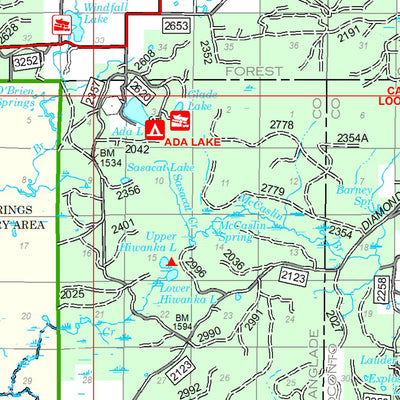 US Forest Service R9 Chequamegon-Nicolet National Forest FVM East Side-South Half 2015 digital map