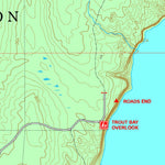 US Forest Service R9 Grand Island National Recreation Area Map digital map