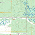 US Forest Service - Topo Gaastra, MI - WI digital map