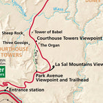 US National Park Service Arches National Park digital map