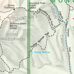 US National Park Service Bandelier National Monument digital map