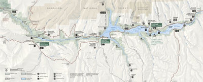 US National Park Service Curecanti National Recreation Area digital map