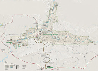 US National Park Service Dinosaur National Monument digital map