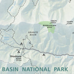 US National Park Service Great Basin National Park digital map