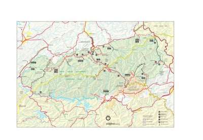 US National Park Service Great Smoky Mountains National Park digital map