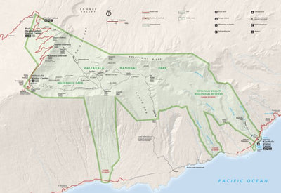 US National Park Service Haleakala National Park digital map