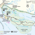 US National Park Service Jamestown National Historic Site digital map