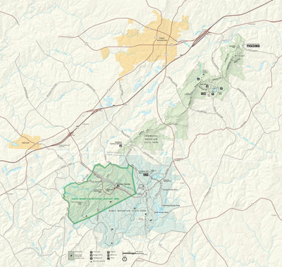 US National Park Service Kings Mountain National Military Park digital map