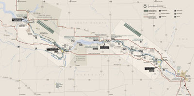 US National Park Service Missouri National Recreational River digital map