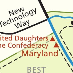 US National Park Service Monocacy National Battlefield digital map