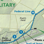 US National Park Service Pea Ridge National Military Park digital map