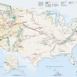 US National Park Service US National Trails System digital map