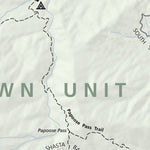 US National Park Service Whiskeytown-Shasta-Trinity National Recreation Area digital map