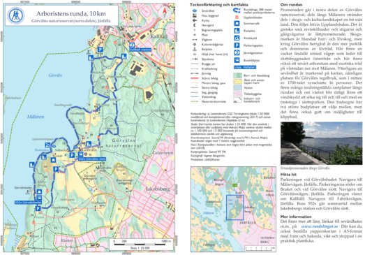 Arboristens runda Map by UtaGaKartor | Avenza Maps