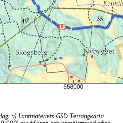 UtåGåKartor Bronsgjutarens runda digital map