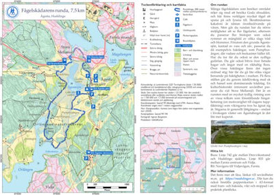 UtåGåKartor Fågelskådarens runda digital map