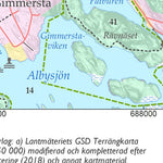UtåGåKartor Grevinnans runda digital map