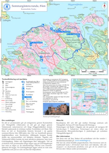 UtåGåKartor Sommargästens runda digital map
